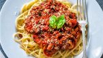 Spaghetti al pomodoro e olive