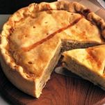 Torta di verza e funghi