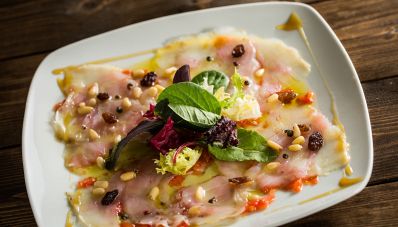 Carpaccio di baccalà