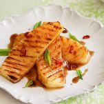 Ananas grigliato alla menta