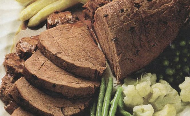 Arrosto di manzo al tartufo