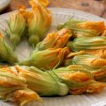 Fiori di zucca farciti