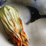 Fiori di zucca farciti