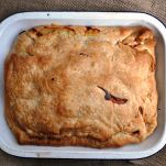 Focaccia alla ricotta e piselli