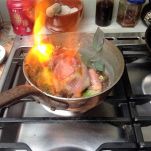 Maltagliati al sugo di piccione