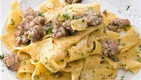 Maltagliati al sugo di piccione