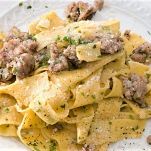 Maltagliati al sugo di piccione