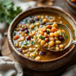 mesciua con prezzemolo