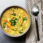 Minestra ai fiori di zucca