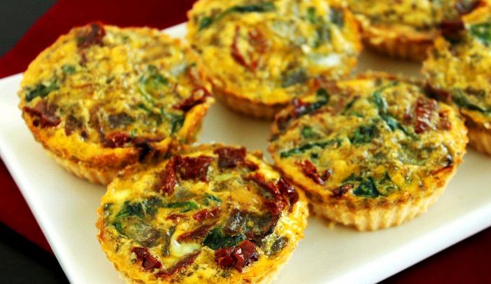 Mini quiche agli ortaggi