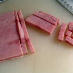 Mini soufflé al prosciutto cotto