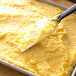 Polenta ai pomodori con pecorino