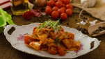Pappardelle cremose al pomodoro fatte a mano