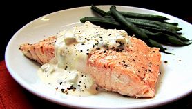 Salmone allo spumante