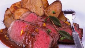 Controfiletto di manzo in salsa Worcestershire