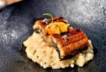 Risotto con anguilla