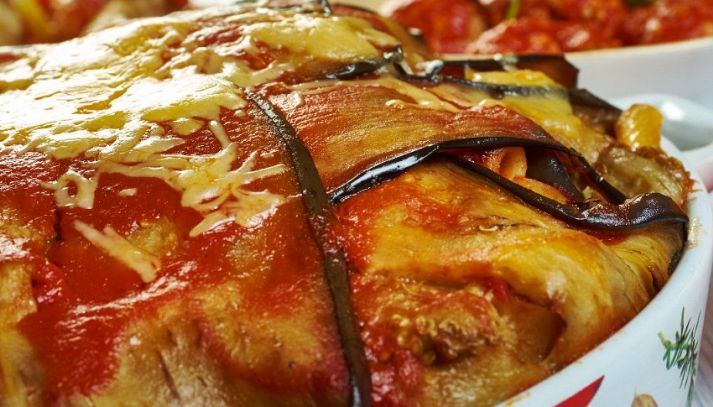 Timballo di melanzane al forno