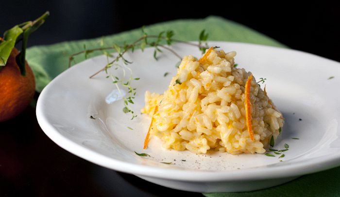 Risotto orange