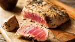 Filetto di tonno arrosto con semi di sesamo