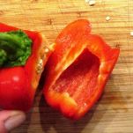 Bruschetta al peperone e pomodoro