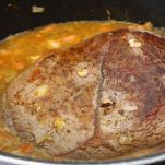 Controfiletto brasato alle verdure