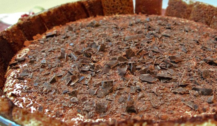 Dolce freddo con biscotti