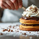 Millefoglie al cioccolato pronta