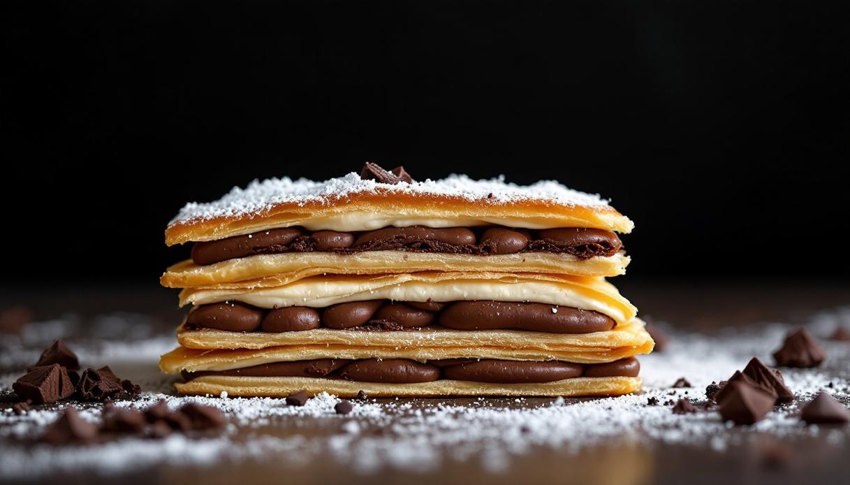 Millefoglie al cioccolato