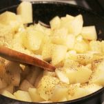 Patate alla carbonara