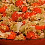 Penne rigate con tonno e carciofi