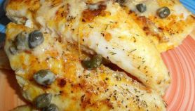 Pesce persico in salsa