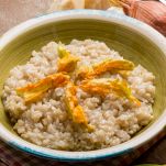 Risotto ai fiori di zucca