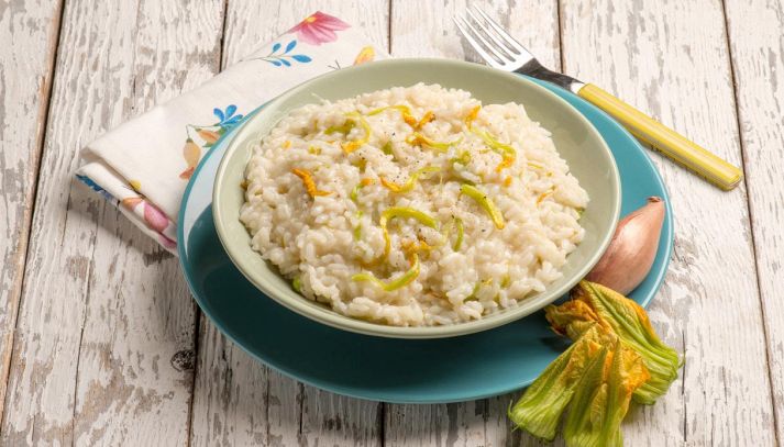 Risotto ai fiori di zucca
