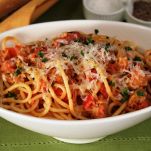 Spaghetti alla salsiccia