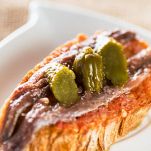 Typical spanish tapas, bread with anchovies.
