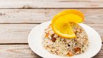 Ricetta insalata di riso con mandorle e uvetta