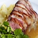 Anatra alla salsa di mele