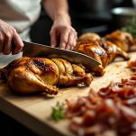 Porzionatura dell'anatra