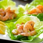 Antipasto di gamberetti al vapore