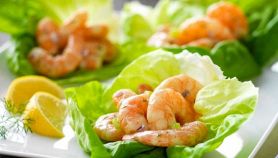 Gamberetti sgusciati al vapore