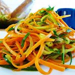 Arance e carote in insalata