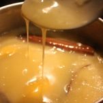 Arroz con leche planchado