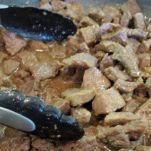 Bocconcini di manzo in salsa all’arancia