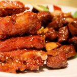 Bocconcini di manzo in salsa all’arancia