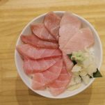 Capriccio di salmone e pesce spada con funghi