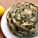 Carciofi con polpa di pesce