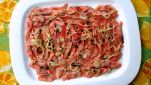 Carpaccio di salmone all'erba cipollina