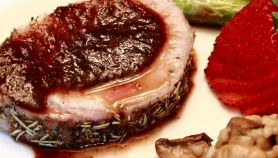 Carrè di maiale ai frutti di bosco