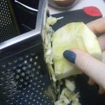 Coppe con spuma di mele