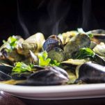 Cozze al Cognac